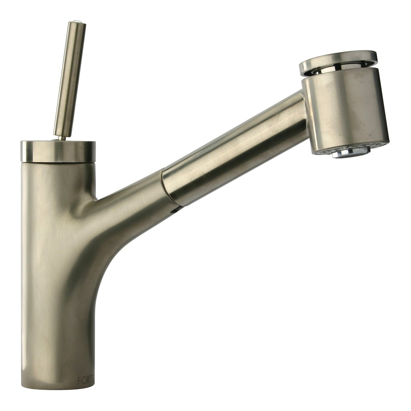 LaToscana Cox Brushed Nickel Single Hole Pull-Out Kitchen Faucet