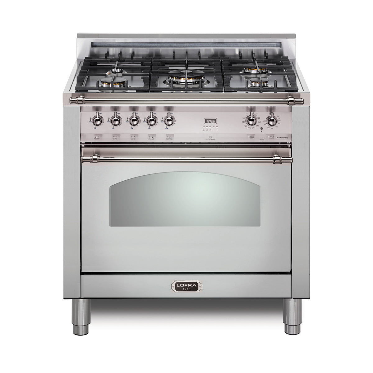 Lofra Dolcevita 30" Stainless Steel Dual Fuel Single Oven Range