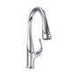 Lulani Kauai Chrome 1.8 GPM Single Handle 3-Function Pull-Down Spray Head 360 Swivel Spout Faucet With Baseplate