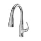 Lulani Kauai Chrome 1.8 GPM Single Handle 3-Function Pull-Down Spray Head 360 Swivel Spout Faucet With Baseplate