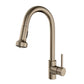 Lulani St. Lucia Brushed Nickel 1.8 GPM 360-Degree Swivel Spout Pull-Down Faucet