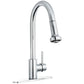 Lulani St. Lucia Chrome 1.8 GPM 360-Degree Swivel Spout Pull-Down Faucet