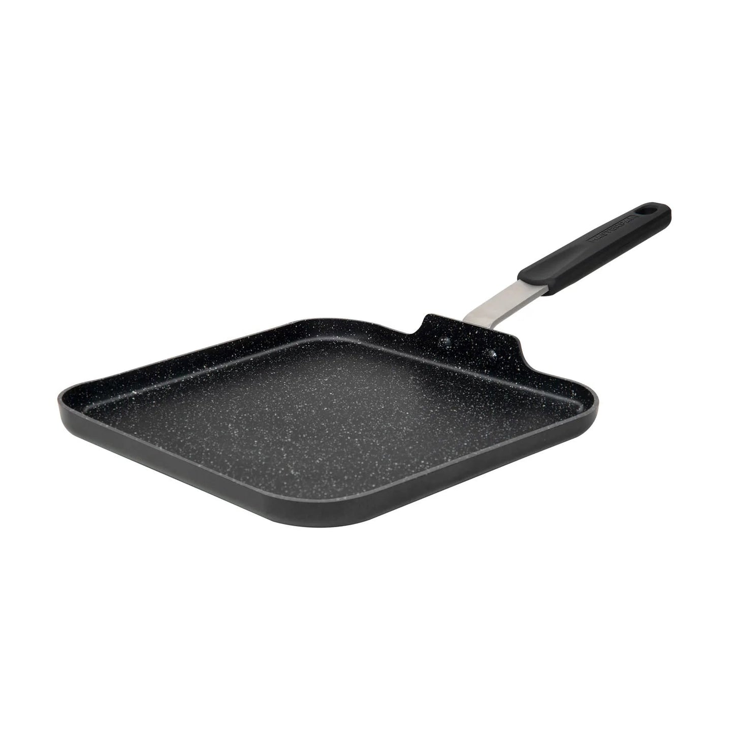 MASTERPAN Chef's Series 11” Griddle Pan / Pancake Pan, Non-stick Aluminum Cookware With Stainless Steel Chef’s Handle