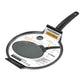 MASTERPAN Classico Series 11” Crepe Pan, Healthy Ceramic Non-stick Aluminum Cookware With Bakelite Handle