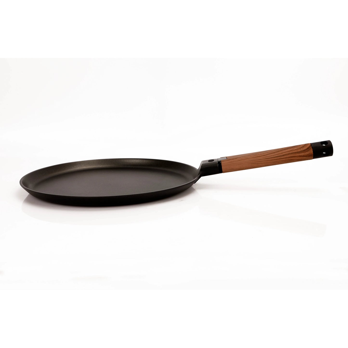 MASTERPAN Designer Series 11” Crepe Pan Non-stick Cast Aluminum With Soft Touch Handle