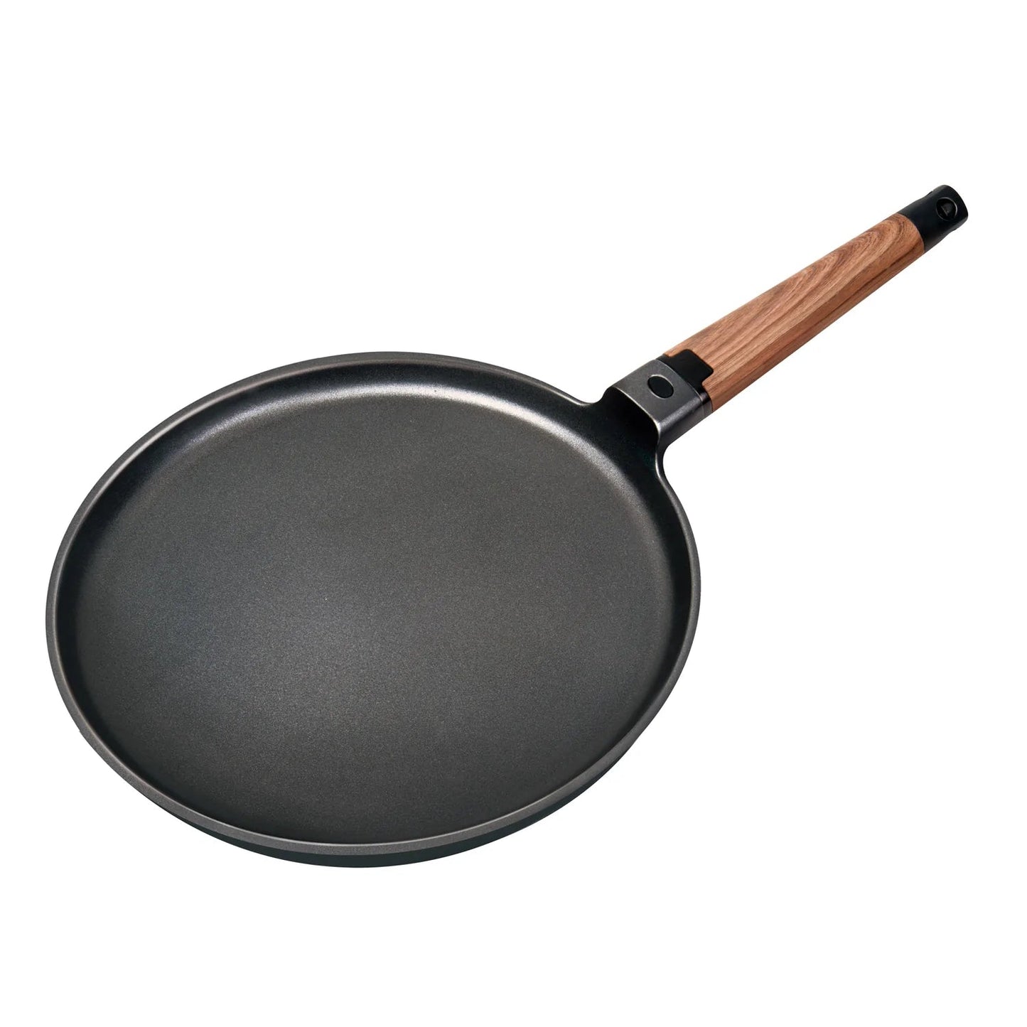 MASTERPAN Designer Series 11” Crepe Pan Non-stick Cast Aluminum With Soft Touch Handle