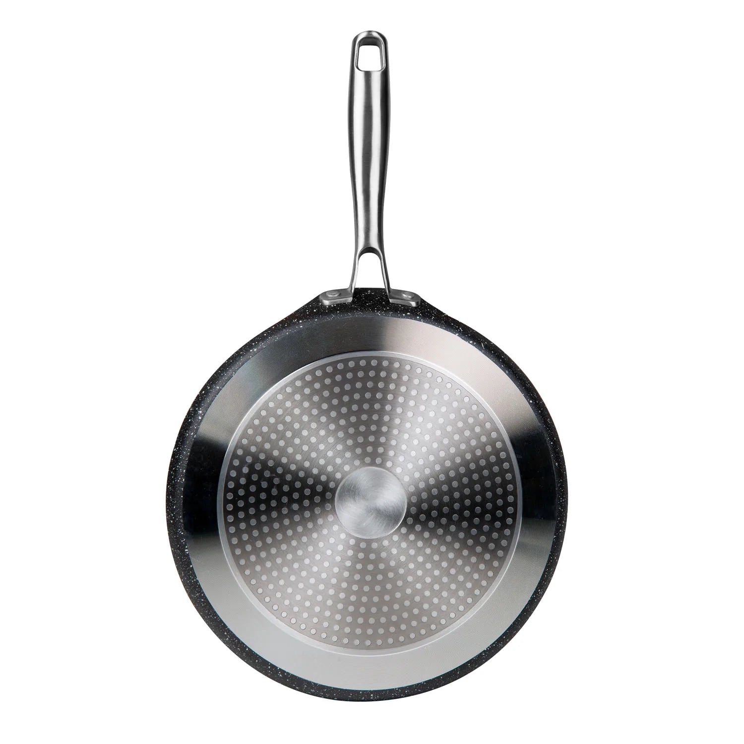 MASTERPAN Innovative Series 11” Crepe Pan, Non-stick Aluminum Cookware With Stainless Steel Riveted Handle