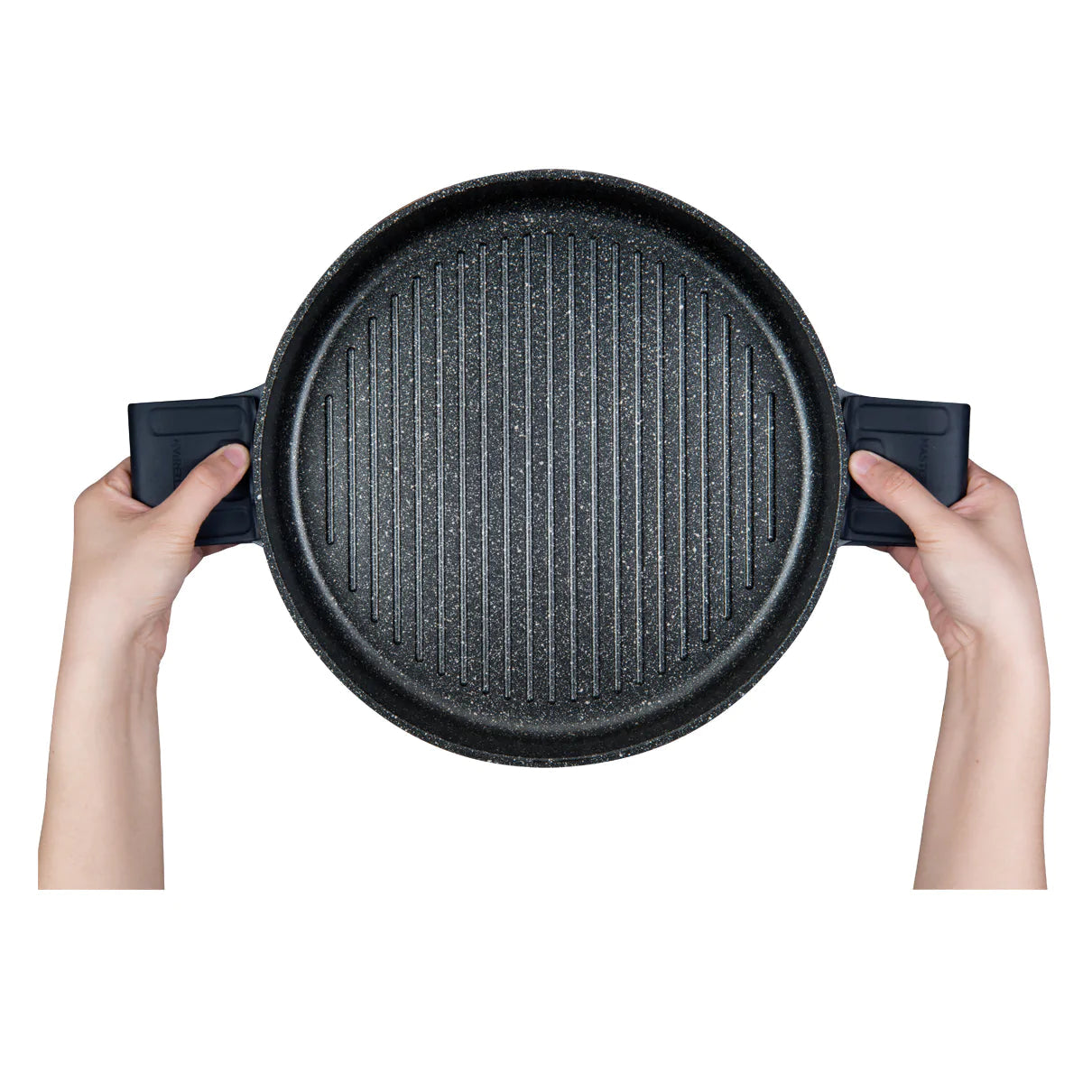 Masterpan Innovative Series 12” Black Stovetop Oven Grill Pan With Hea Kitchen Oasis 5266