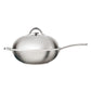 MASTERPAN Innovative Series 13” Stovetop Multi-Use 4-in-1 Smoker Wok Stainless Steel