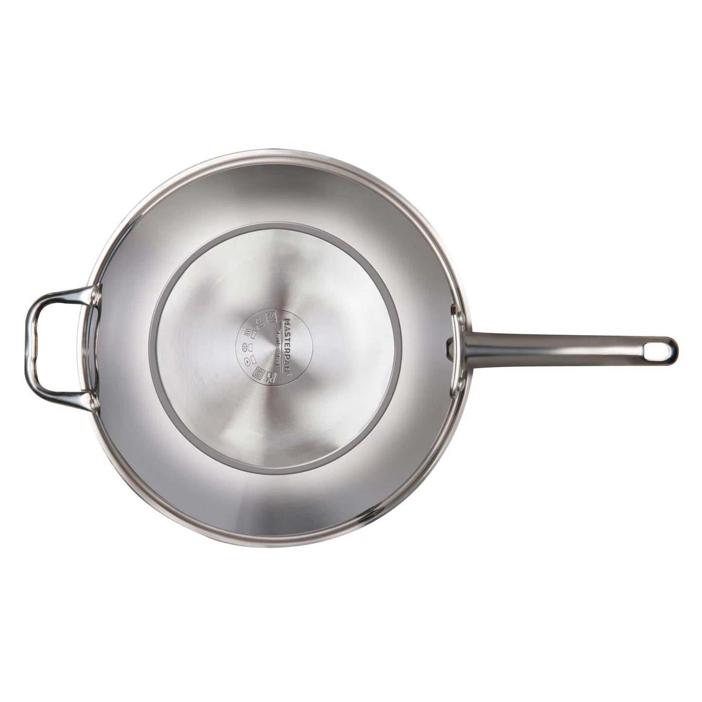 MASTERPAN Innovative Series 13” Stovetop Multi-Use 4-in-1 Smoker Wok Stainless Steel