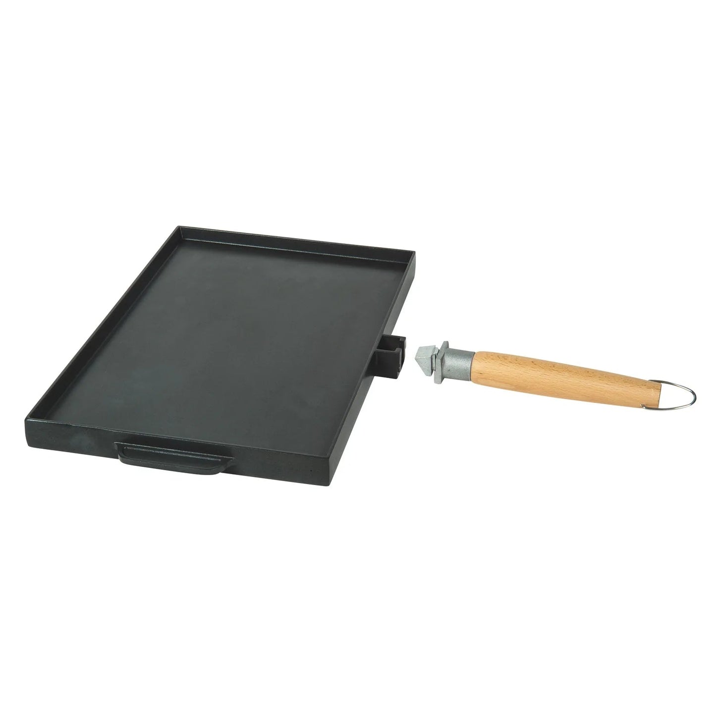 MASTERPAN Innovative Series 15” Grill and Griddle Double Sided Non-stick Cast Aluminum With Detachable Handle