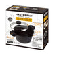 MASTERPAN Premium Series 9” 5 QT. Stock N’ Pasta Pot With Easy Pour Strainer Glass Lid