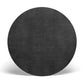 Made Goods Elis 54" x 30" Sand Realistic Faux Shagreen Dinning Table With Round Black Vintage Faux Shagreen Table Top