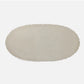 Made Goods Grady 84" x 42" x 30" Light Gray Reconstituted Stone Dinning Table With Oval Scalloped Table Top