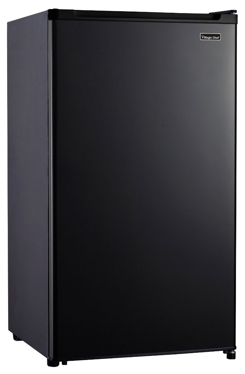 Magic Chef 19" W x 33" H 3.2 CU. Ft. Capacity Platinum Steel Mini Refrigerator