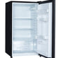 Magic Chef 19" W x 33" H 3.2 CU. Ft. Capacity Platinum Steel Mini Refrigerator
