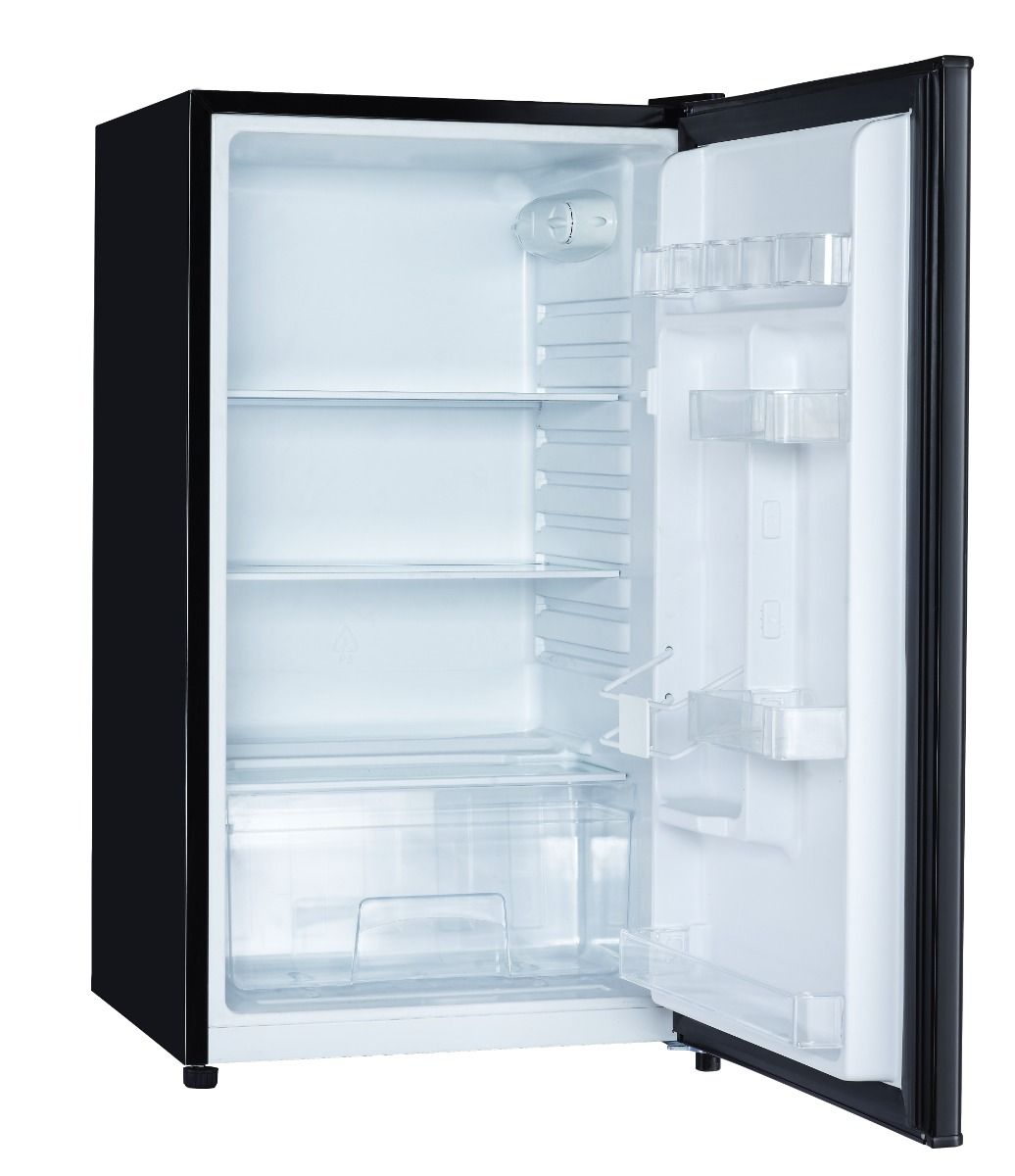 Magic Chef 19" W x 33" H 3.2 CU. Ft. Capacity Platinum Steel Mini Refrigerator