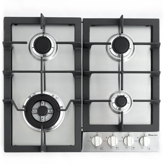 Magic Chef 24" Stainless Steel Built-In Gas Cooktop