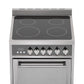 Magic Chef 24" Stainless Steel Mirrored Glass Exterior Freestanding Electric Range