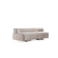 Manhattan Comfort 2-Piece Beige Modern Verandah Chenille 112" & 91" Sofas