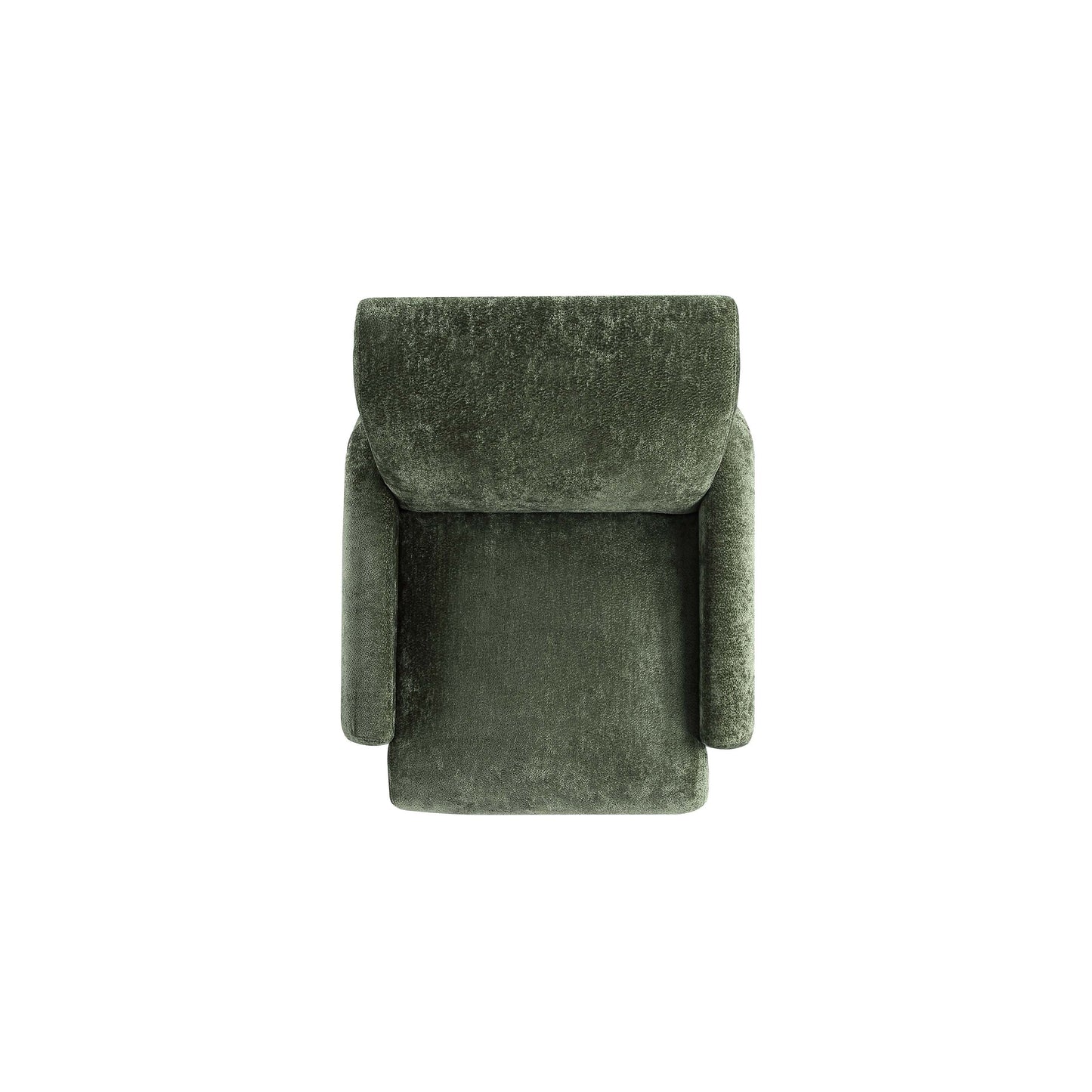 Manhattan Comfort 2-Piece Olive Green Modern Verandah Chenille 91" Sofa & Accent Chair