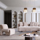 Manhattan Comfort 3-Piece Beige Modern Verandah Chenille 91" Sofa & 2 Accent Chairs