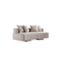 Manhattan Comfort 3-Piece Beige Modern Verandah Chenille 91" Sofa & 2 Accent Chairs