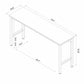 Manhattan Comfort 3-Piece Fortress Mobile Space-Saving Steel Garage Cabinet & Worktable 4.0 In Gray