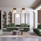 Manhattan Comfort 3-Piece Olive Green Modern Verandah Chenille 112" & 91" Sofas With Accent Chair
