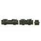 Manhattan Comfort 3-Piece Olive Green Modern Verandah Chenille 112" & 91" Sofas With Accent Chair