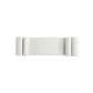 Manhattan Comfort 59" Ivory Modern Concord Chenille Bench