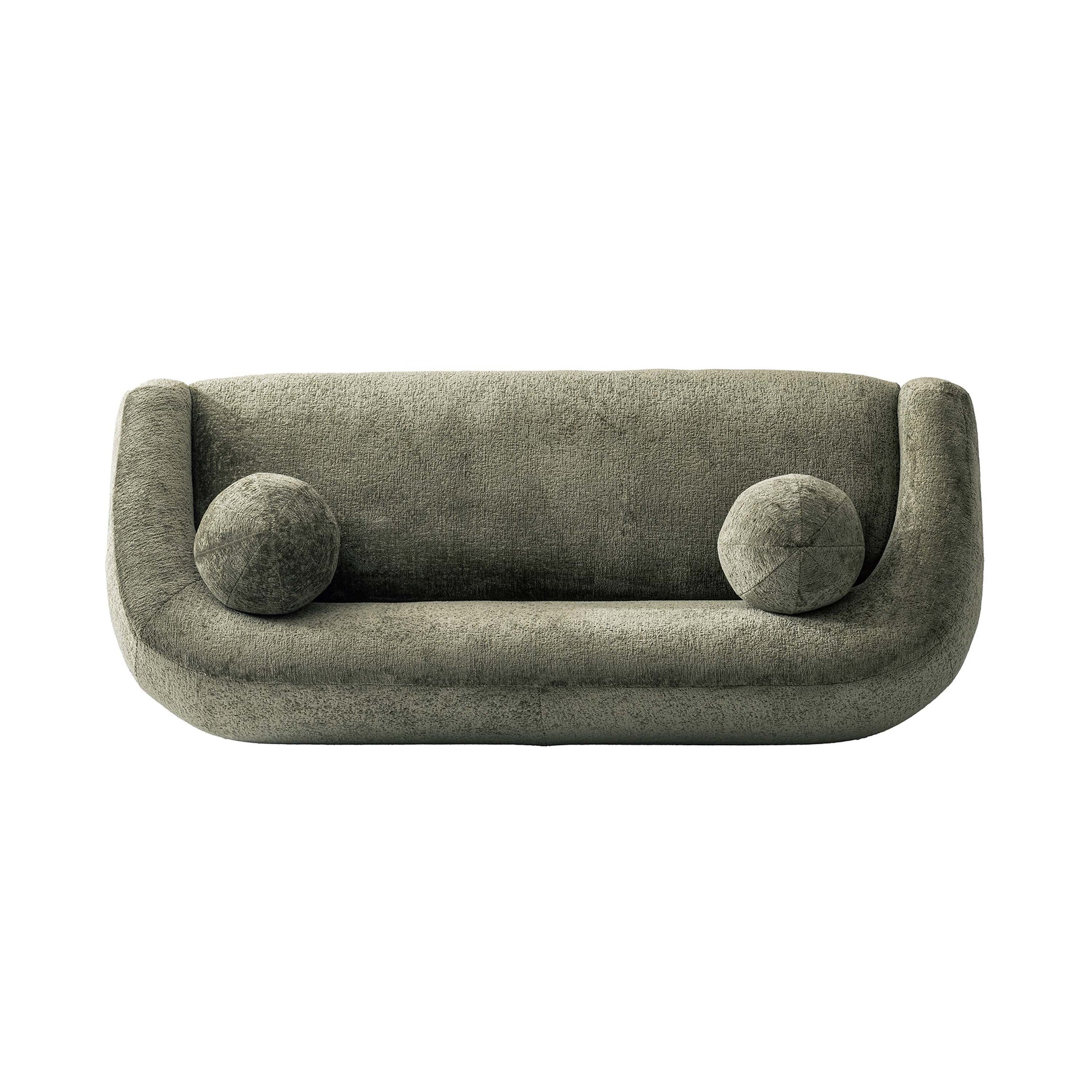 Manhattan Comfort 86" Olive Green Modern Tribeca Chenille Accent Sofa