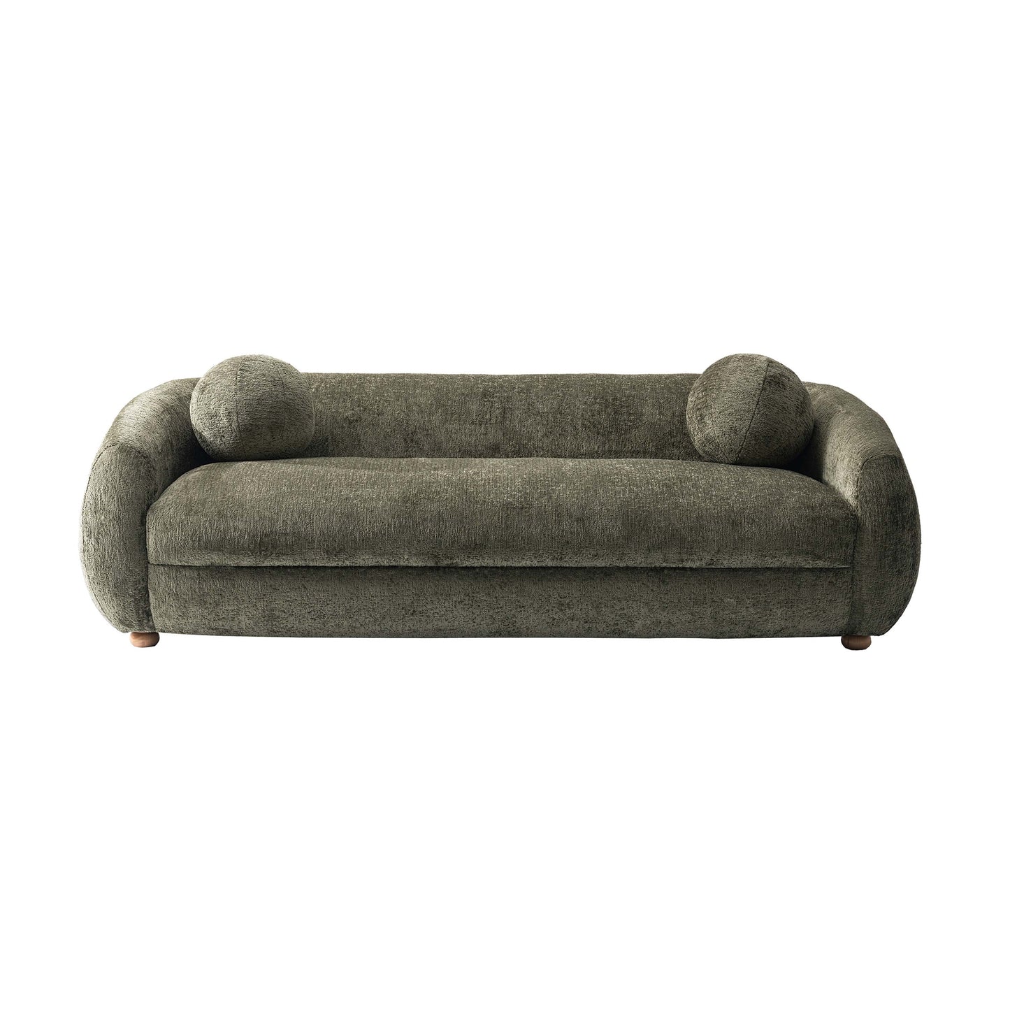 Manhattan Comfort 86" Olive Green Modern Tribeca Chenille Accent Sofa