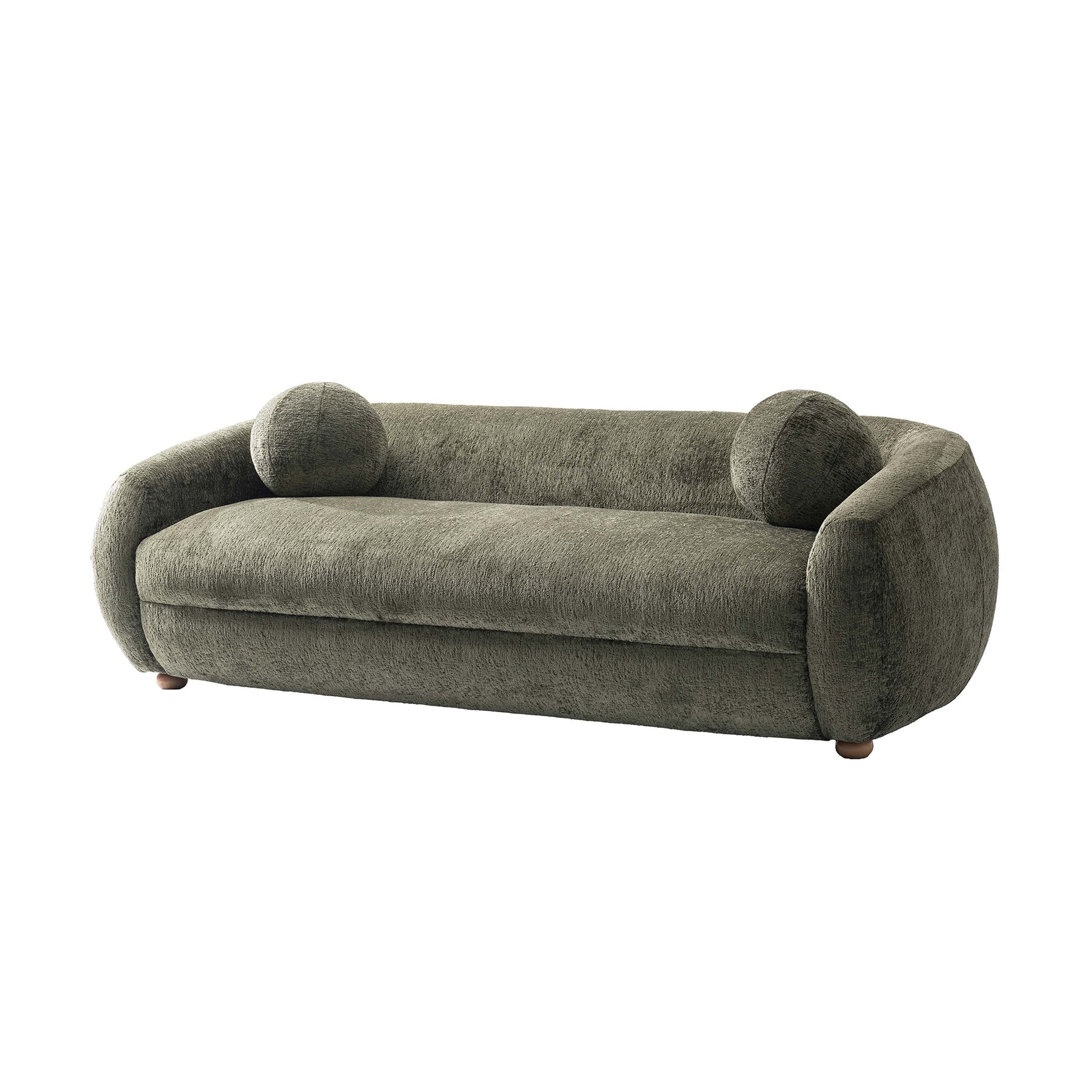 Manhattan Comfort 86" Olive Green Modern Tribeca Chenille Accent Sofa
