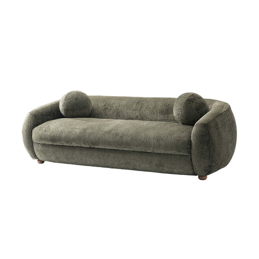 Manhattan Comfort 86" Olive Green Modern Tribeca Chenille Accent Sofa
