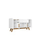 Manhattan Comfort Addie 54" Sideboard With 5 Shelves In White