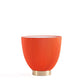 Manhattan Comfort Anderson 2-Piece Gold & Orange Upholstered End Tables 1.0 & 2.0