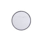 Manhattan Comfort Anderson 2-Piece Upholstered Coffee & End Table 2.0 In Gray Leatherette With Ceramic Faux Tabletop