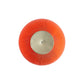 Manhattan Comfort Anderson 2-Piece Upholstered Coffee & End Table 2.0 In Orange Leatherette With Ceramic Faux Tabletop