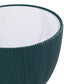 Manhattan Comfort Anderson Green 2-Piece Upholstered 2.0 End Table With Ceramic Faux Marble Tabletop