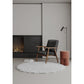 Manhattan Comfort ArchDuke Black & Amber Faux Leather Accent Chairs In A Set Of 2