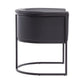 Manhattan Comfort Bali Black Faux Leather Dining Chair