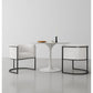 Manhattan Comfort Bali White & Black Faux Leather Dining Chair