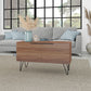 Manhattan Comfort Beekman 35" Accent Cabinet With 2 Shelves In Brown