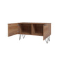 Manhattan Comfort Beekman 35" Accent Cabinet With 2 Shelves In Brown