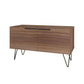 Manhattan Comfort Beekman 35" Accent Cabinet With 2 Shelves In Brown