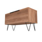 Manhattan Comfort Beekman 35" Accent Cabinet With 2 Shelves In Brown