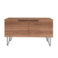 Manhattan Comfort Beekman 35" Accent Cabinet With 2 Shelves In Brown