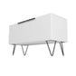 Manhattan Comfort Beekman 35" Accent Cabinet With 2 Shelves In White
