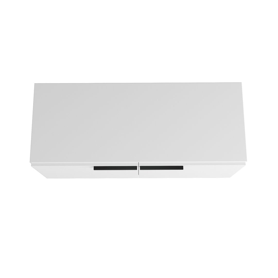 Manhattan Comfort Beekman 35" Accent Cabinet With 2 Shelves In White